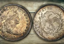 1795 Draped Bust Dollar. Image: Stack's Bowers / CoinWeek.
