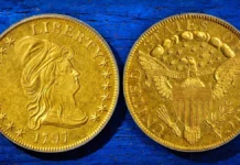 1797 Capped Bust Eagle. Image: Stack's Bowers / CoinWeek.