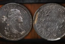 1798 Draped Bust Cent, S-155. Image: Stack's Bowers / CoinWeek.