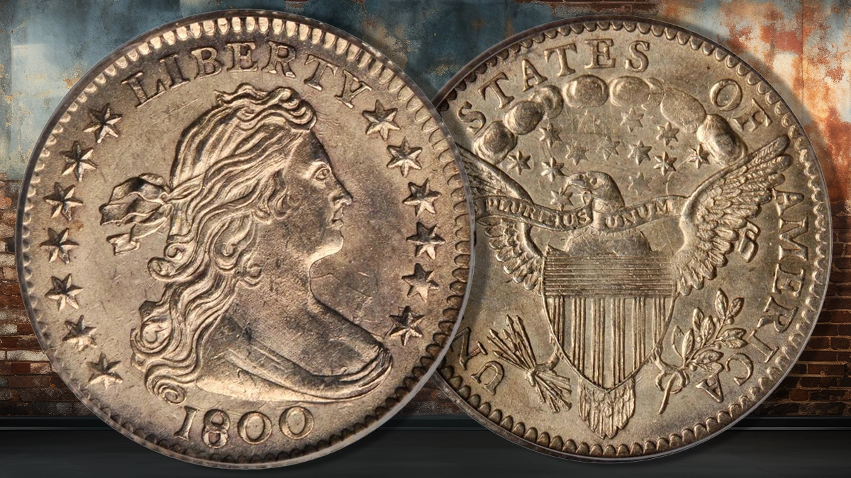 1800 Draped Bust Half Dime. Image: Stack's Bowers / CoinWeek.