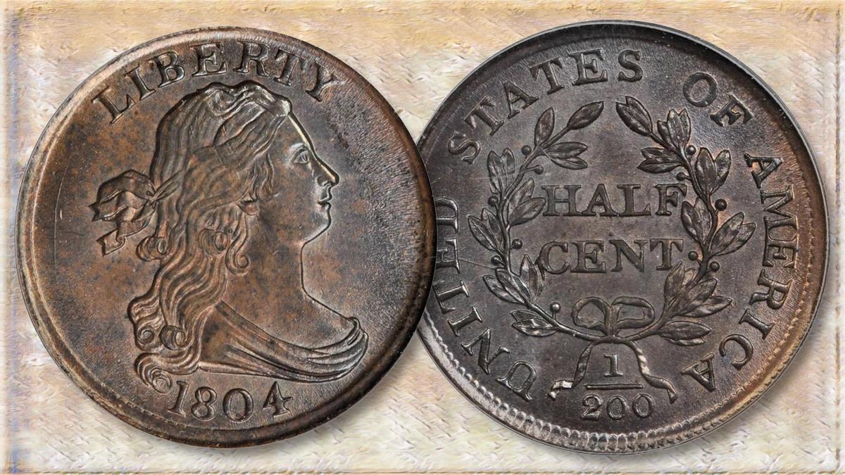 Draped Bust Half Cent. Image: Stack's Bowers.