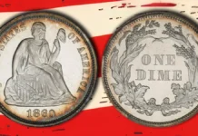 1860 Liberty Seated Dime. Image: Stack's Bowers / Adobe Stock.