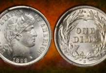 1892-S Barber Dime. Image: Stack's Bowers / CoinWeek.