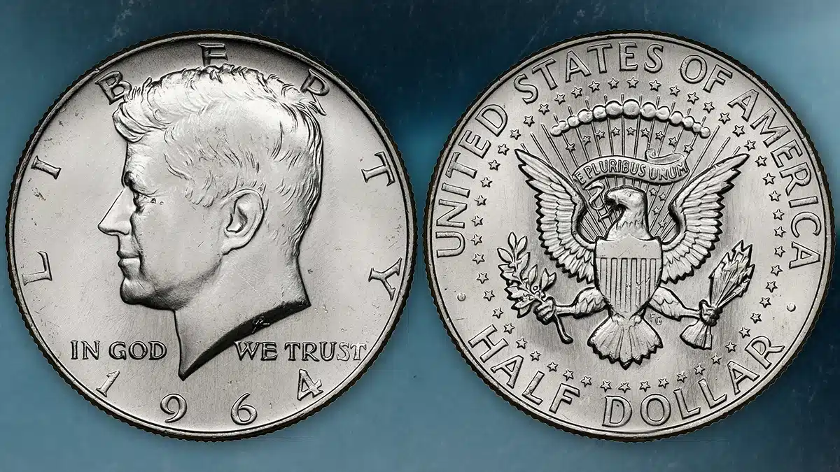 1964 Kennedy Half Dollar. Image: NGC / CoinWeek.