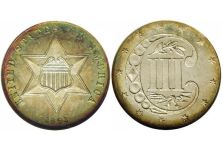 Three Cent Silver, Type 3, 1859-1873 - Vimarsana News