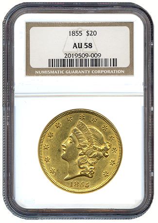 AU58 gold coins