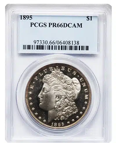 1895 Morgan Silver Dollar. Image: Heritage Auctions
