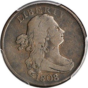 Stack's Bowers Presents the Incredibly Rare 1808/7 C-1, B-1 Half Cent  Variety Newly Discovered Fine-12 (PCGS) - The Second Finest Known