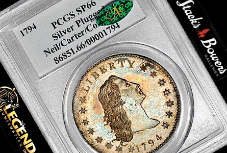 1794 Silver Dollar Sets 10 Million+ World Record at Stacks Bowers Auction in NY