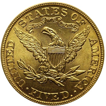 Counterfeit 1892 Half Eagle