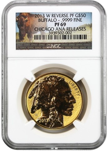 Reveser Proof Buffalo Gold coin
