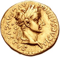 aureus of  Tiberius