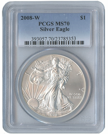 2008-W American Silver Eagle