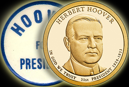 2014 P&D Herbert Hoover Presidential Dollar *Free Shipping* 