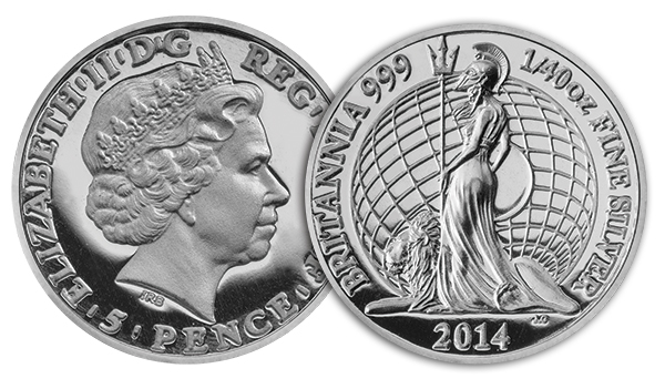 2014_UK_Britannia_1_40o__Silver_Proof_Coin_Obverse