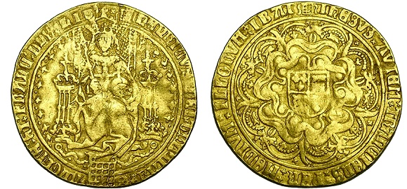 CHARLES II 1679 FIVE GUINEAS, SECOND BUST