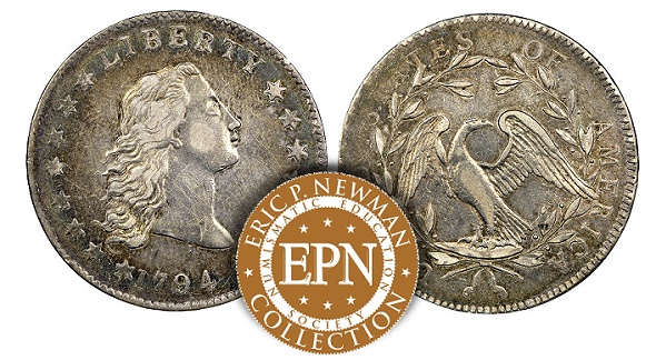 Outstanding 1794 Silver Dollar, AU50 The Matthew A. Stickney Specimen