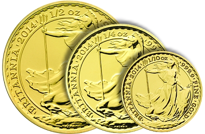 Fractional Gold Britannia Bullion Coins - The Royal Mint