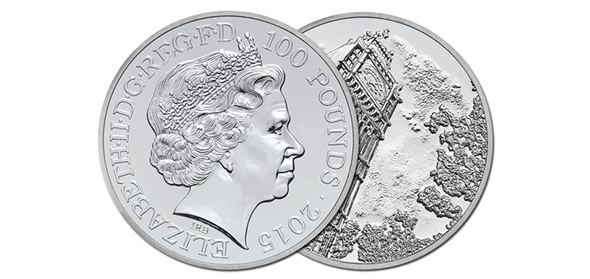 limited-edition Big Ben £100 silver coin