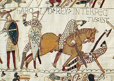  Bayeux Tapestry depicting the Battle of Hastings