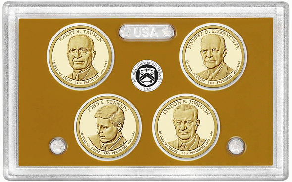 Presidential 2015 One Dollar Coin Proof Set