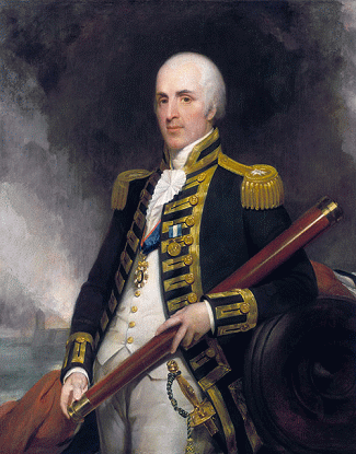 Admiral Alexander John Ball (1757-1809), painting by Henry William Pickersgill / Wikipedia.