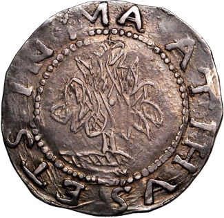 1652 Willow Tree Shilling.