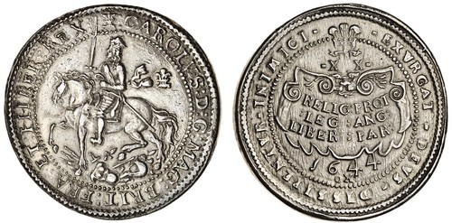 Charles I Oxford pound