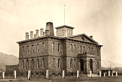 Historic American Buildings Survey Photo of the United States Mint in Carson City, Nevada c. 1879