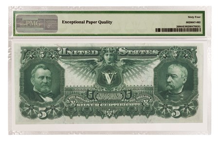1896 $5 Educational Note Silver Certificate