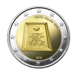 2015 Malta 2 euro commemorative coin