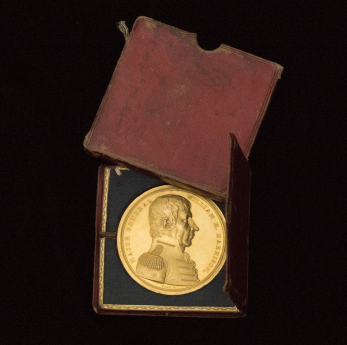 William Henry Harrison Congressional Gold Medal in the original presentation case