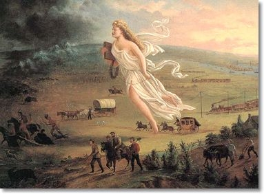 John Gast’s 1872 painting American Progress