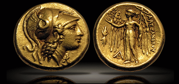 Gold Distater ancient coins