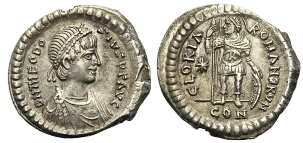 Theodosius II (408-450), Heavy Miliarense, Constantinopolis, AD 408-420