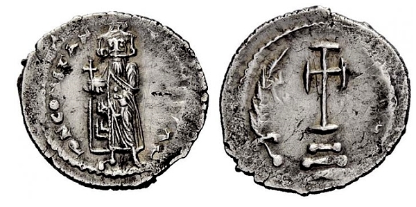 Constans II 641 – 668 Half miliarensis 652-654