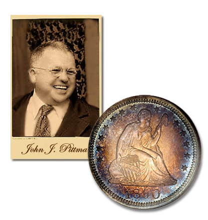 John Jay Pittman and his 1850 Proof quarter