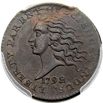 1792 copper disme , Heritage Auctions