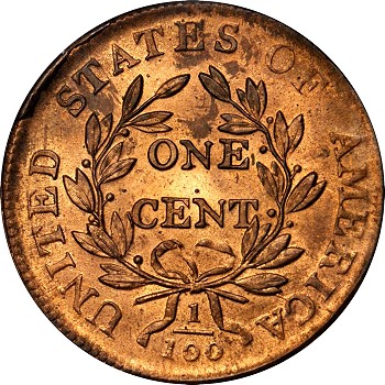 Reverse - 1807/6 Draped Bust Cent. S-273.