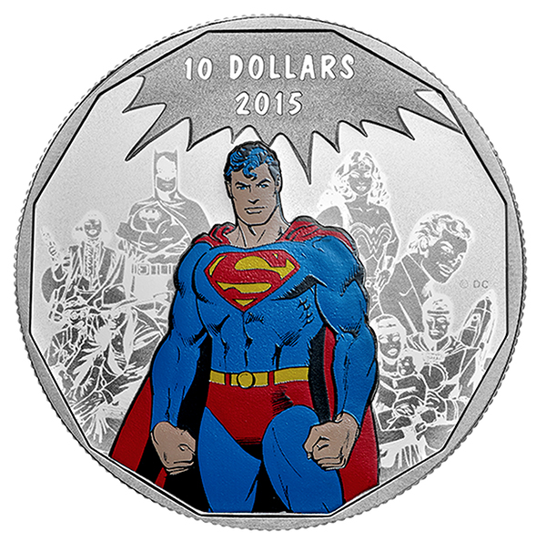 Canada 2015 DC Comics™ Originals: Gauntlet $10 Silver Coin