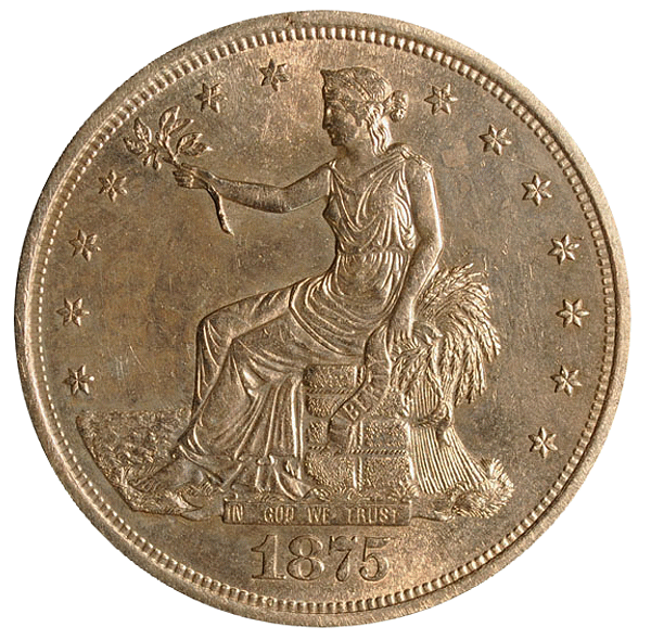 Counterfeit Coin Detection - 1875-S Trade Dollar