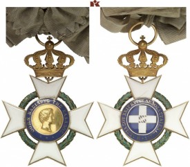Greece. Order of the Redeemer, 1st Model. Grand Cross Badge. Very rare. II.