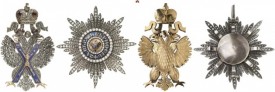 Russia. Order of Saint Andrew. Breast Star in Brilliants. I-II.