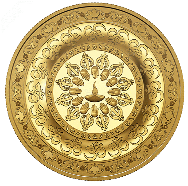 Canadian gold coin - Diwali