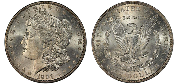 1900-P Morgan $1 PCGS MS66, Ex: Jack Lee, Coronet
