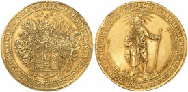 Brunswick-Wolfenbüttel. Frederick Ulrich, 1613-1634. Gold löser in the weight 20 of goldgulden 1625, Goslar or Zellerfeld.