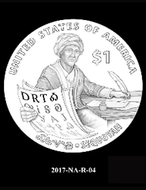 2017 Native American $1 coin, design candidate 4