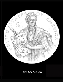 2017 Native American $1 coin, design candidate 6