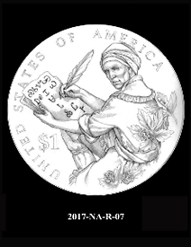 2017 Native American $1 coin, design candidate 7