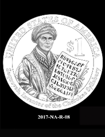 2017 Native American $1 coin, design candidate 8